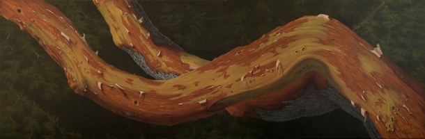 Reaching Out II - 24"x72" acrylic on canvas