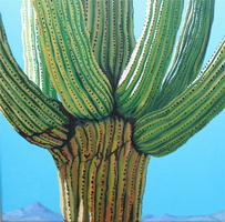 Up Close - 10"x10" acrylic on canvas